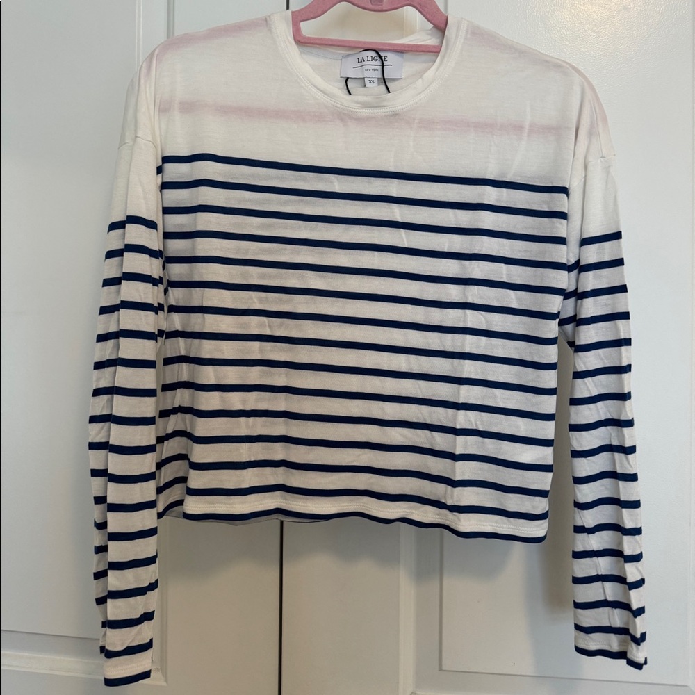 La Ligne Long Sleeve Teddy Tee XS